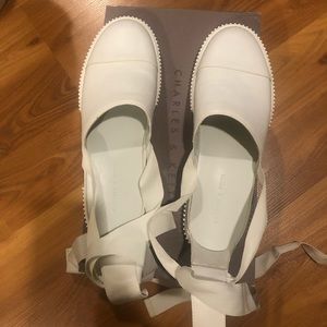 Charles keith shore (white ) size 36